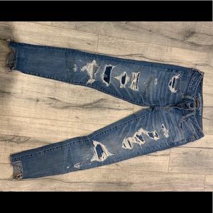 America Eagle Ripped Skinny Jeans
